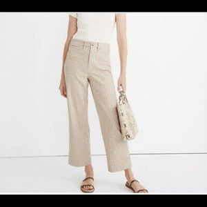 Madewell Emmett Slim Wide-Leg Crop